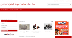 Desktop Screenshot of gucisportjatek.superwebaruhaz.hu