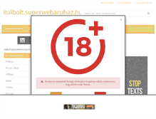 Tablet Screenshot of italbolt.superwebaruhaz.hu