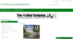 Desktop Screenshot of meszhea.superwebaruhaz.hu