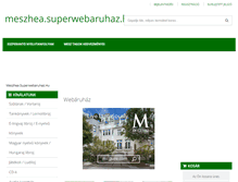 Tablet Screenshot of meszhea.superwebaruhaz.hu