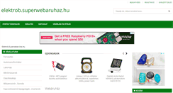 Desktop Screenshot of elektrob.superwebaruhaz.hu